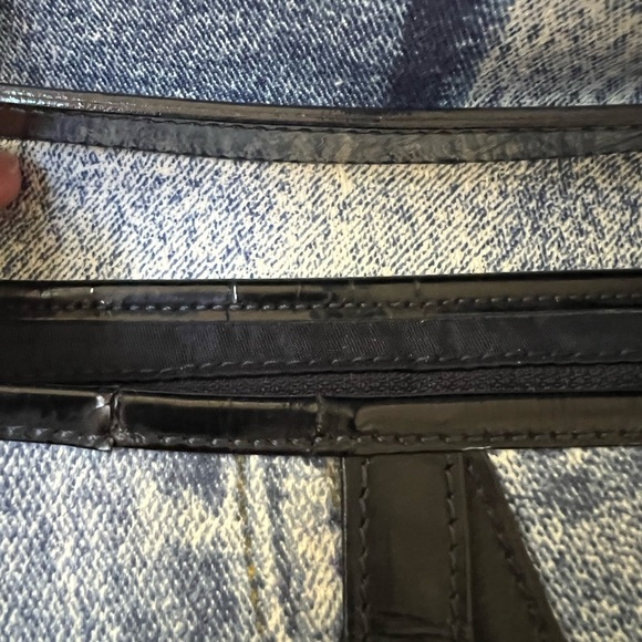 Dior Printed Denim Saddle Bag - Picture 10 of 12